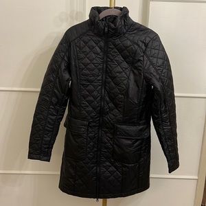 The North Face quilted mid length jacket